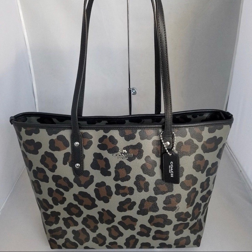 Coach Leopard Print Tote